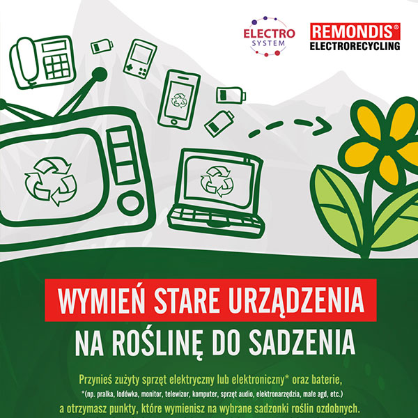 Wymień stare urządzenia na roślinę do sadzenia