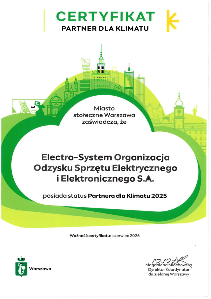 PARTNER DLA KLIMATU ELECTRO SYSTEM 2025